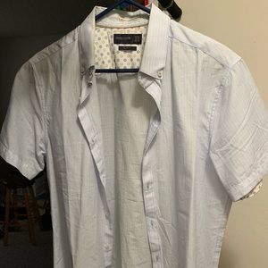 Denim & Flower Light Blue Striped Shirt - M